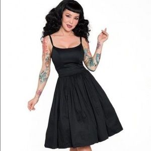 Black Jenny Dress Pinup Couture small